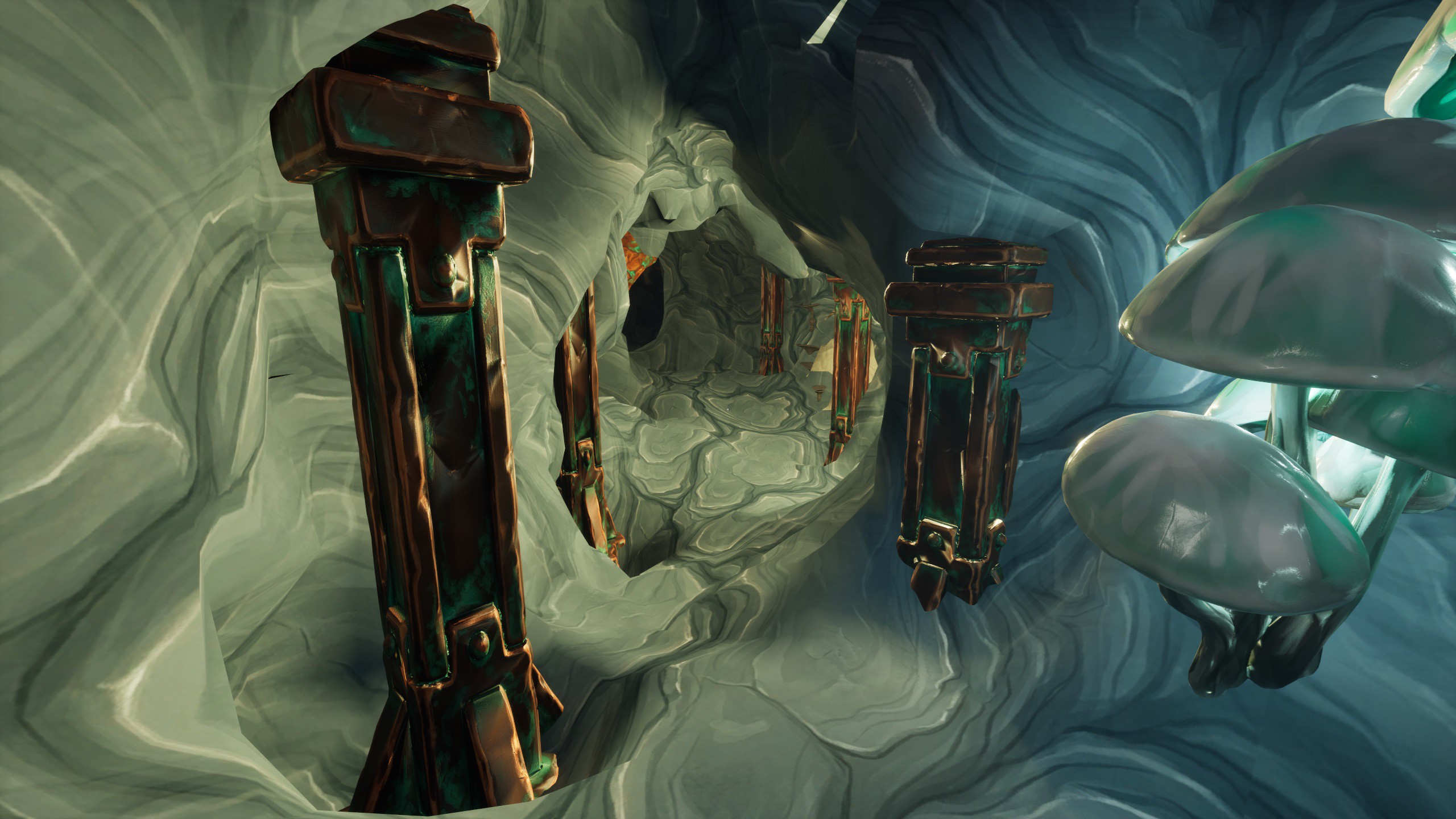 Mithril official prerelease mining tunnel screenshot