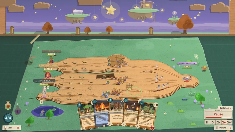 Cardboard Conquest — paper squads and placement ring